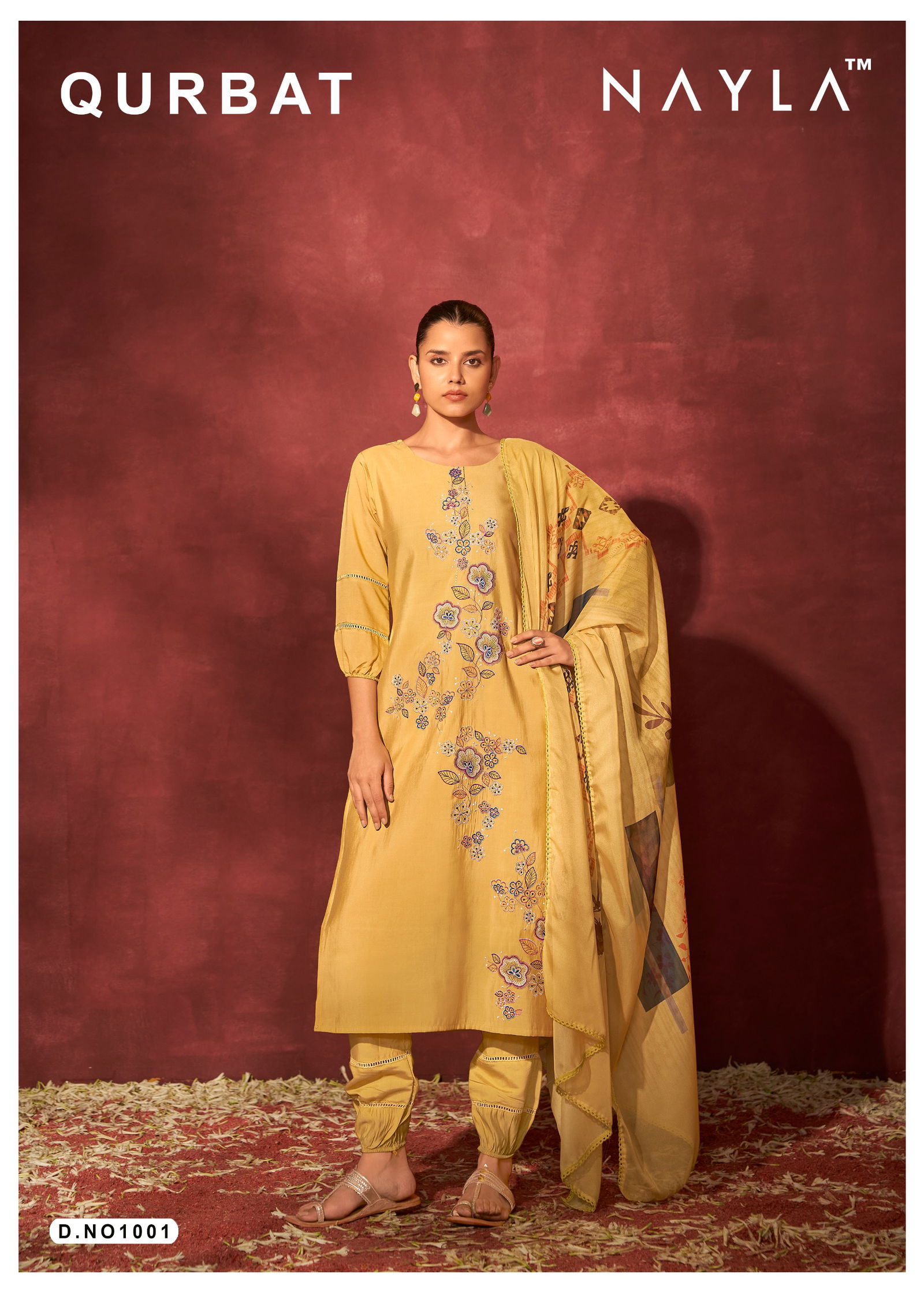 Qurbat 1001 By Nayla Viscose Silk Designer Kurti With Bottom Dupatta Wholesale Price In Surat